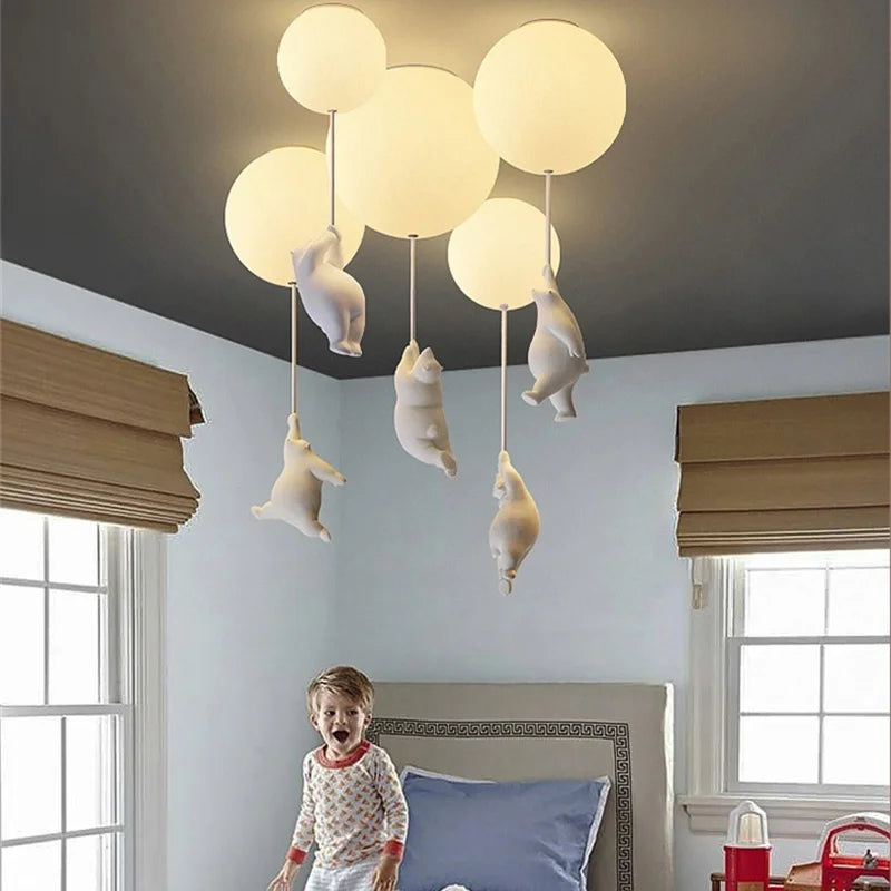 Polar Bear Children's Chandelier