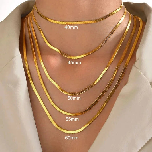 Serpentine Gold Choker