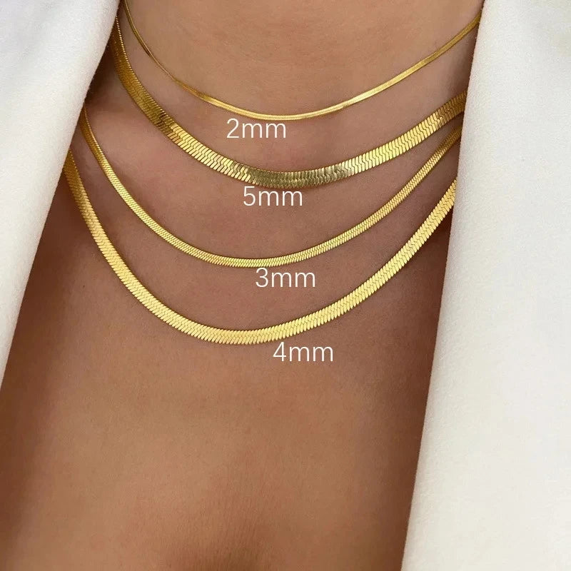 Serpentine Gold Choker