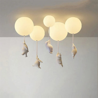 Polar Bear Children's Chandelier